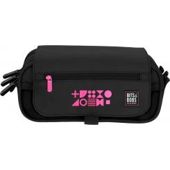 GRAFOPLÁS Portatodo Triple con solapa B&B23 Fluor Fucsia
