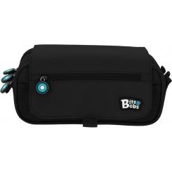 GRAFOPLÁS Portatodo Triple Con Solapa B&B Negro