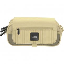 GRAFOPLÁS Portatodo Triple Con Solapa Kuru Kuru4 Amarillo Soft