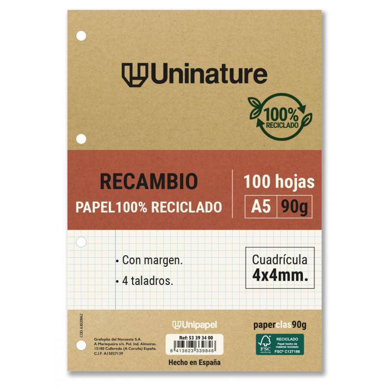grafoplas-recambio-papel-cuadriculado-100-reciclado-a5-4x4-100h-90g-uninature
