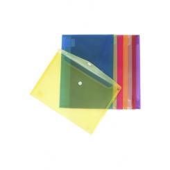 Grafoplas Sobres Ecoplas PP Fº C/Adh.Textil Velcro Amarillo