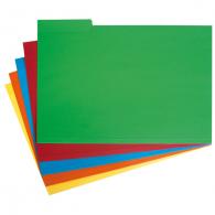 Grafoplas Subcarpeta  Cartulina con pestaña lateral Fº verde Navidad 240