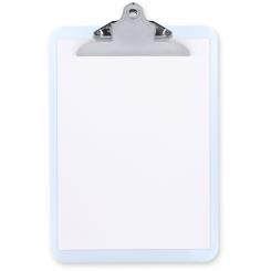 Grafoplas Sujetapapeles Plástico con Pinza Jumbo Blanco tamaño folio