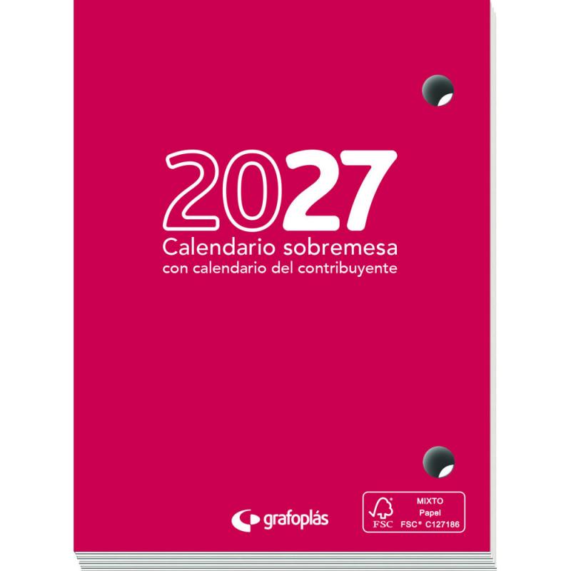 GRAFOPLAS Taco Calendario De Sobremesa 2027 8.3X11Cm