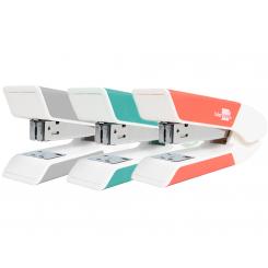 Grapadora LIDERPAPEL con regal o extraegrapas y caja de 1000 grapas 26/6,24/6, 22/6 20h colores surtidos