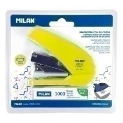 Grapadora Milan Compact. Energy Saving Serie Acid Amarillo