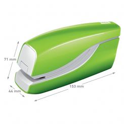 Grapadora PETRUS contactless mod. E-310, verde metalizado