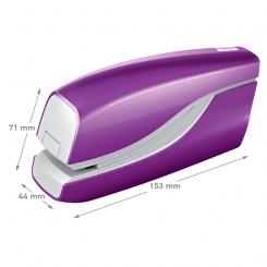 Grapadora PETRUS contactless mod. E-310, violeta metalizado.