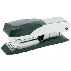 Grapadora Plus 285M sobremesa pequeña plata/negro