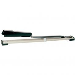 Grapadora Plus 295 profesional de brazo largo negra