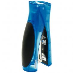 Grapadora RAPID mod. F20 (blíster), azul translúcido STAND UP