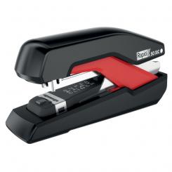 Grapadora RAPID mod. SO30C, negro/rojo, Con tecnología Super Flat Clinch y Omnipress, SUPREME
