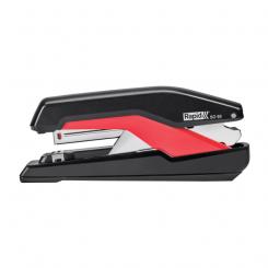 Grapadora RAPID mod. SO60 fullstrip, negro/rojo, Con tecnología Super Flat Clinch y Omnipress, SUPREME