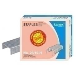 Grapas Kanex Gran Capacidad 23/10 Mm. Galvanizadas Caja De 1000