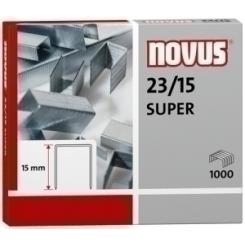 Grapas Novus Gruesos 23/15 Galvanizadas Caja De 1000