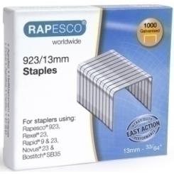 Grapas Rapesco Gran Capacidad 923/13 Mm. Galvanizadas Caja De 1000