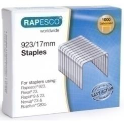 Grapas Rapesco Gran Capacidad 923/17 Mm. Galvanizadas Caja De 1000