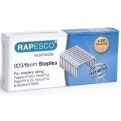 Grapas Rapesco Gran Capacidad 923/6 Mm. Galvanizadas Caja De 1000