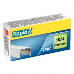 Grapas RAPID 10/4 mm. Caja 1000 Standard galvanizada
