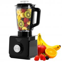 Grunkel BAT-2000 MASTERPRO licuadora 1,5 L Batidora de vaso 2000 W Negro, Transparente