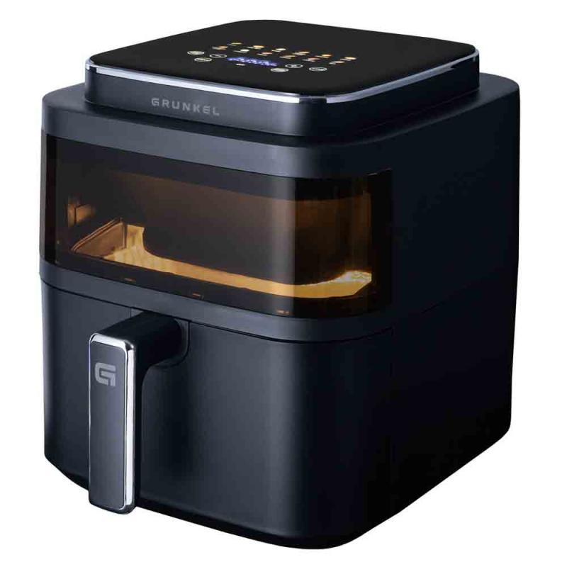 grunkel-blacklightfryer-freidora-sencillo-6-l-independiente-1400-w-freidora-de-aire-caliente-negro