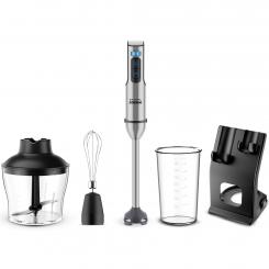 Grunkel BM-2000SET batidora Batidora de mano 2000 W Acero inoxidable, Negro
