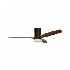 Grunkel GRUNKEL VENTILADOR DE TECHO CON LUZ 41W 6 VELOCIDADES C/TEMPORIZADOR MADERA OSCURA