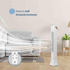 Grunkel GRUNKEL VENTILADOR DE TORRE 45W 3 VELOCIDADES C/TEMPORIZADOR NEGRO