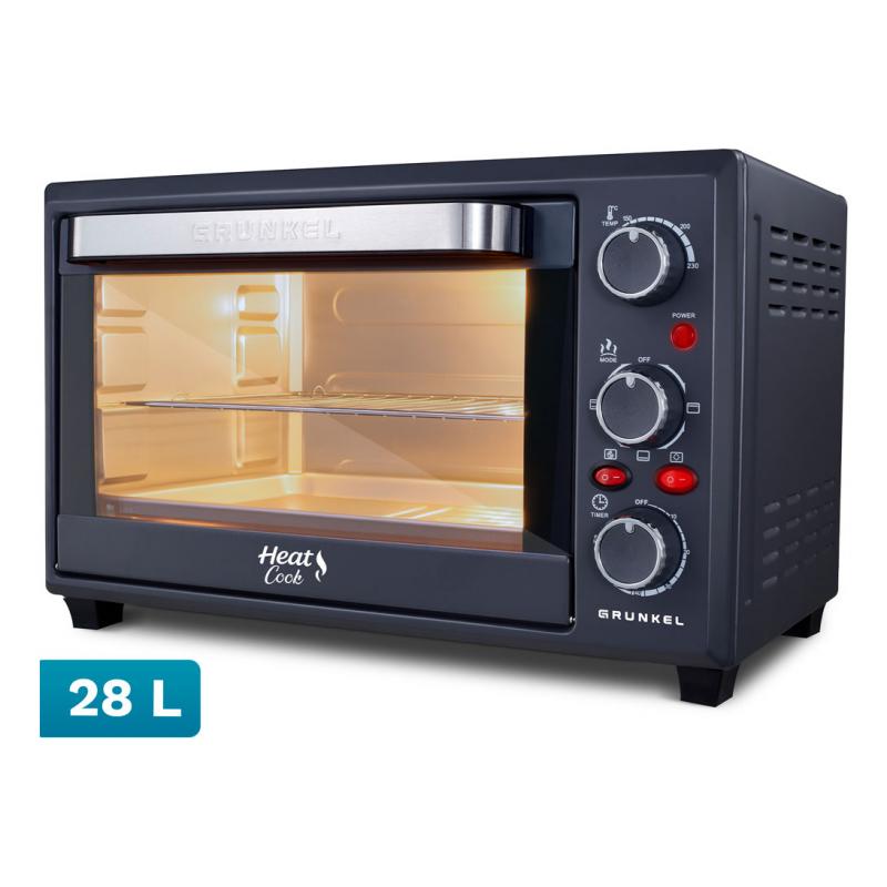 grunkel-hr-28cook-horno-28-l-1600-w-negro-acero