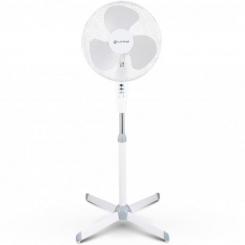 GRUNKEL VENTILADOR DE PIE 50W REGULABLE 3 VELOCIDADES BLANCO