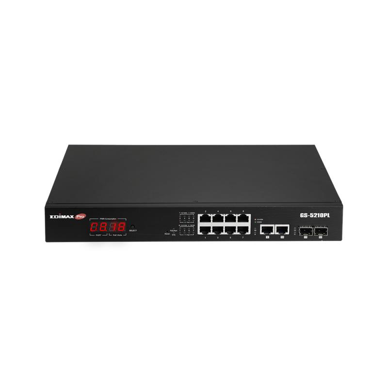 gs-5210pl-switch-gestionado-gigabit-ethernet-10-100-1000-negro