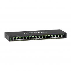 NETGEAR GS316EP-100PES switch Gestionado Gigabit Ethernet (10/100/1000) Energía sobre Ethernet (PoE) Negro