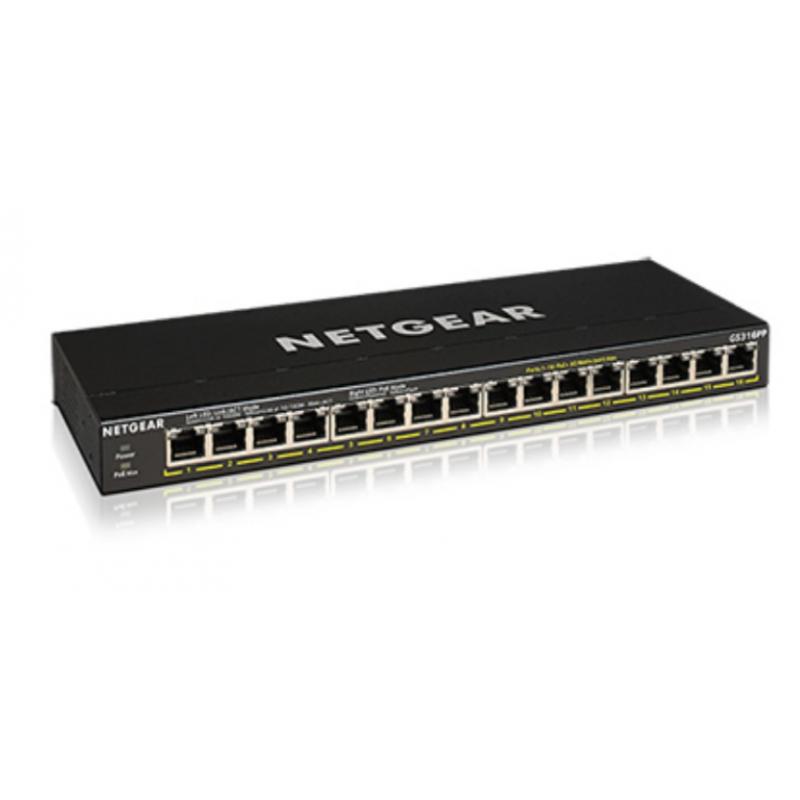 gs316pp-no-administrado-gigabit-ethernet-10-100-1000-energia-sobre-ethernet-poe-negro