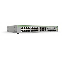 Allied Telesis GS970M Gestionado L3 Gigabit Ethernet (10/100/1000) Energía sobre Ethernet (PoE) 1U Gris