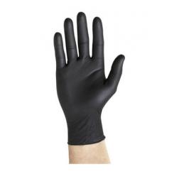 Guante nitrilo sin polvo SANYC negro 100UDS
