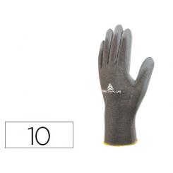 Guantes DELTAPLUS Poliester Antideslizante Lavable Especial Para Manipulacion Y Manutencion gris Talla 10