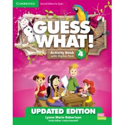 Guess What! Level 4 Activity Book With Digital Pack And Home Booklet Special Edition For Spain Updated, Ed. CAMBRIDGE