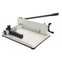 Guillotina Q-CONNECT kf16916 manual profesional largo del corte 330 mm capacidad 400 hojas
