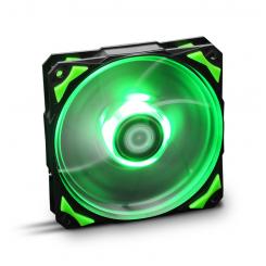 NOX H-Fan LED Carcasa del ordenador Ventilador 12 cm Negro, Verde, Blanco