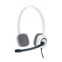 LOGITECH H150 Auriculares Alámbrico Diadema Oficina/Centro de llamadas Blanco