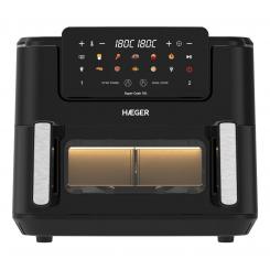 Haeger AF-D10.010B freidora Doble 10 L Independiente 2600 W Freidora de aire caliente Negro