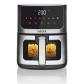 haeger-af-d47005a-freidora-sencillo-47-l-independiente-1200-w-freidora-de-aire-caliente-negro-plata