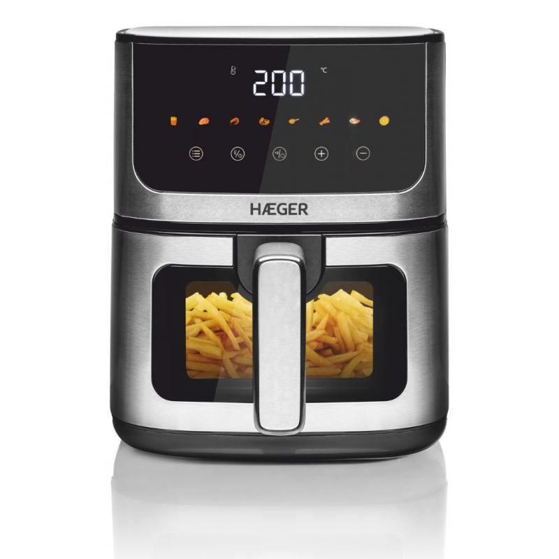 haeger-af-d47005a-freidora-sencillo-47-l-independiente-1200-w-freidora-de-aire-caliente-negro-plata