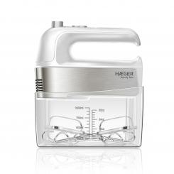 Haeger BL-3HW.015A batidora Batidora de mano 300 W Acero inoxidable, Blanco