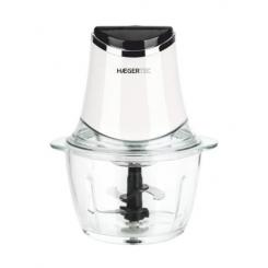 Haeger CH-30W.007A picadora eléctrica de alimentos 1,2 L 300 W Negro, Transparente, Blanco