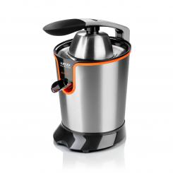 Haeger CJ-600.007A exprimidor Exprimidor eléctrico con brazo 600 W Negro, Acero inoxidable
