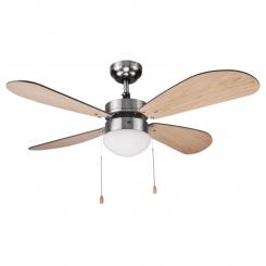 Haeger Cozy Fan Acero inoxidable, Madera