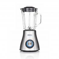 Haeger LQ-600.007A licuadora 1,5 L Batidora de vaso 600 W Negro, Acero inoxidable, Transparente