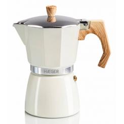 Haeger MOKA Pot 6 Cafetera italiana Beige