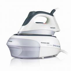 Haeger SS-24S.005A plancha Plancha a vapor Suela de acero inoxidable 2400 W Negro, Blanco